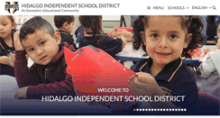 Desktop Screenshot of hidalgo-isd.org
